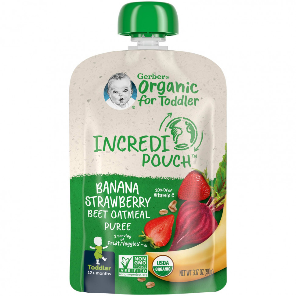  Gerber, Organic  ,  12 , , , ,  , 90  (3,17 )  Iherb ()