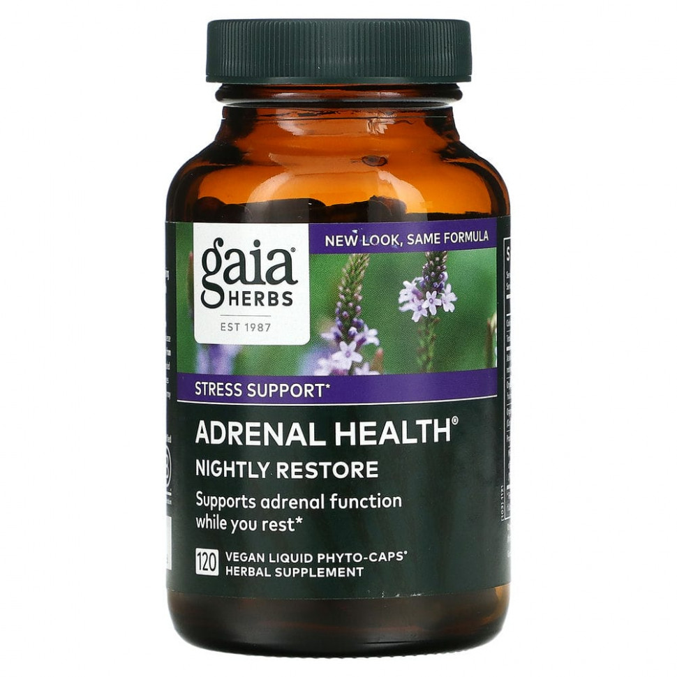 Gaia Herbs, Adrenal Health,   , 120    Phyto-Cap    , -, 