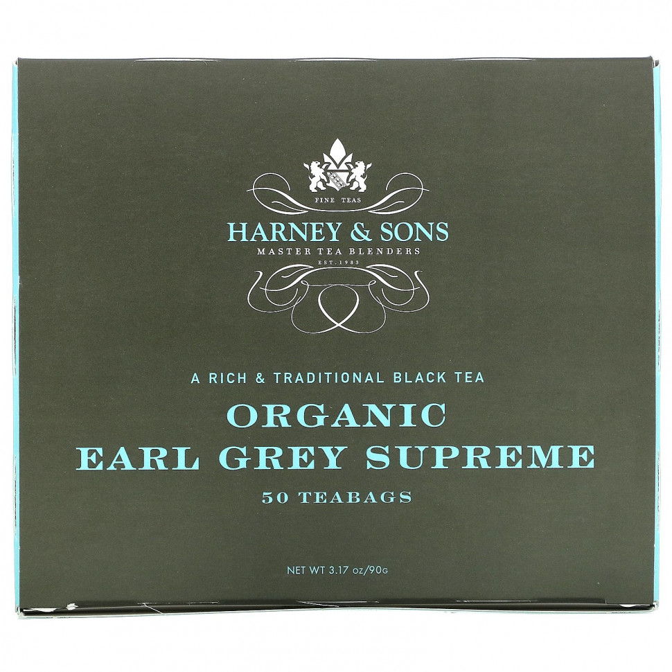 Harney & Sons, A Rich & Traditional Black Tea,  Earl Grey Supreme, 50  , 3,17  (90 )    , -, 