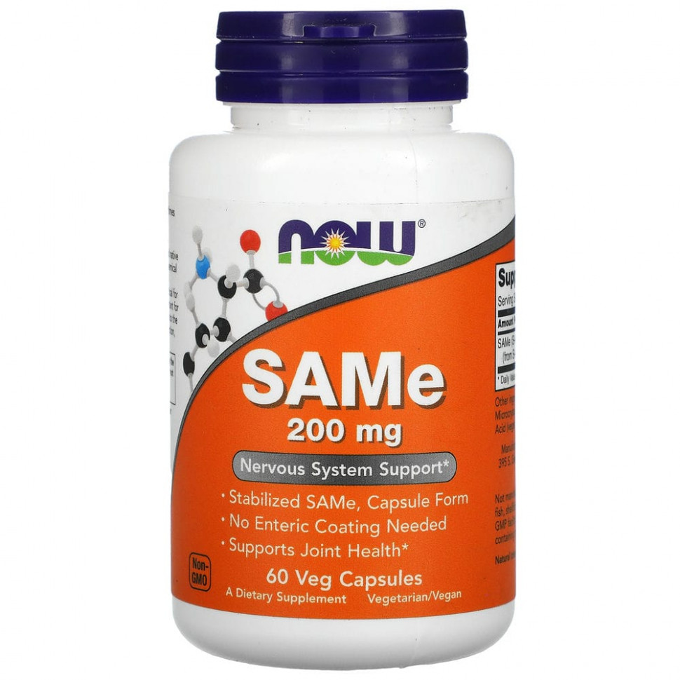 NOW Foods, SAMe, 200 , 60      , -, 