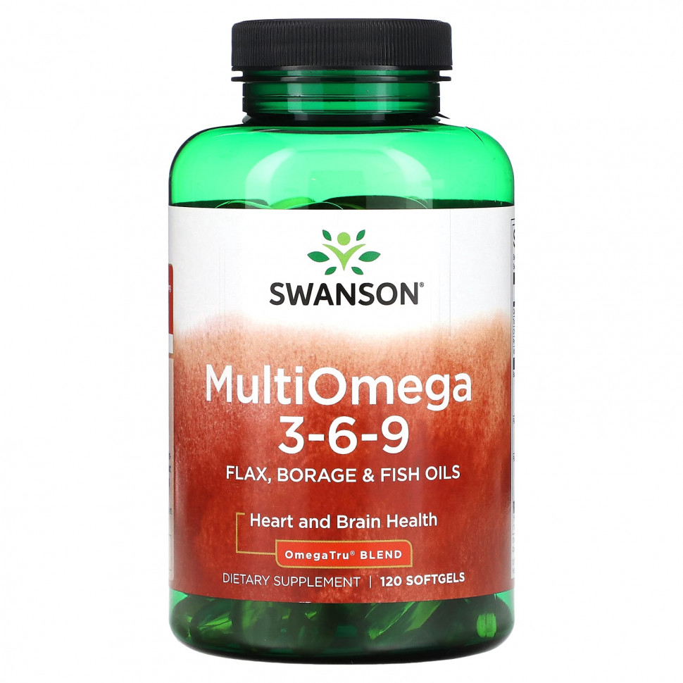 Swanson, MultiOmega 3-6-9`` 120      , -, 