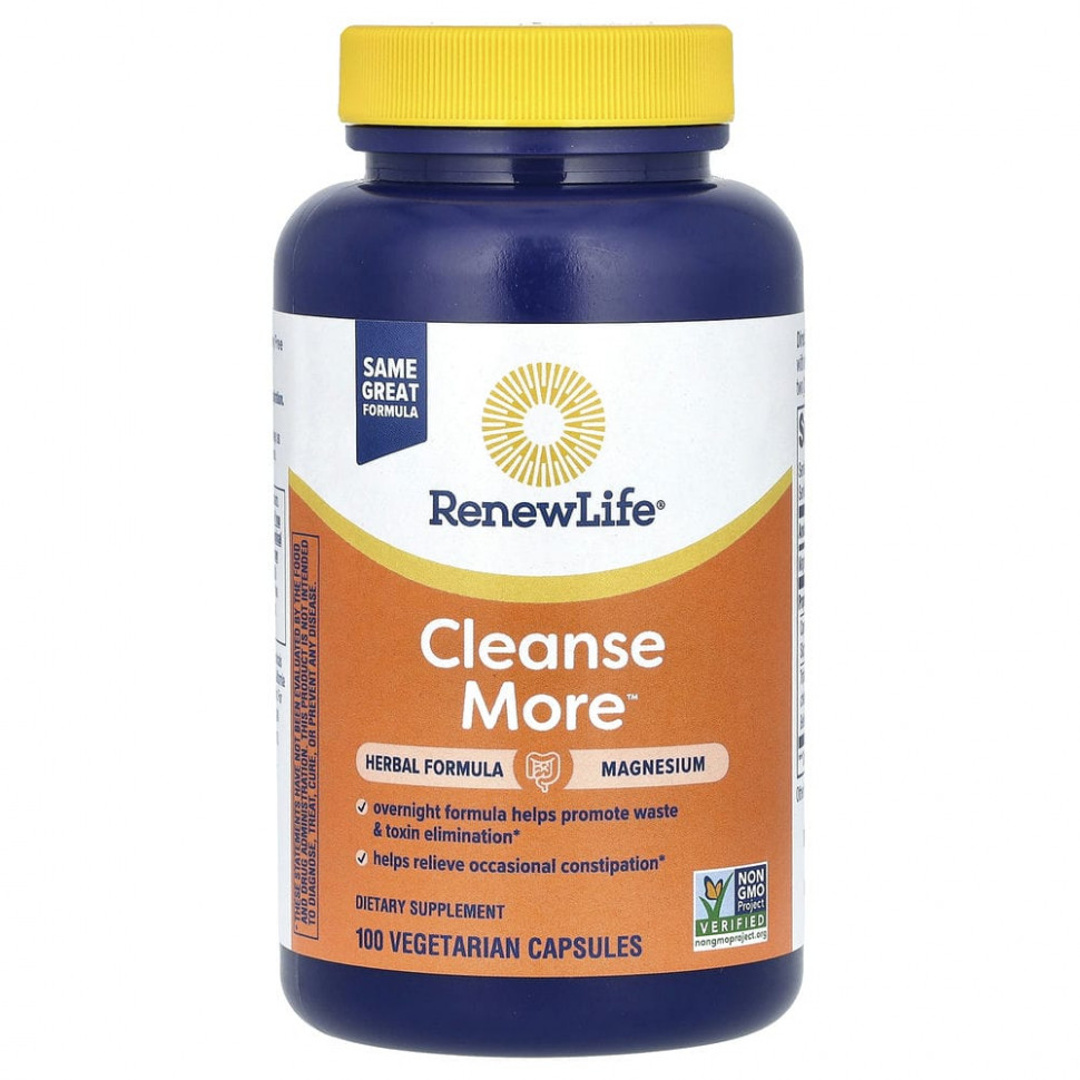 Renew Life, CleanseMore, 100      , -, 