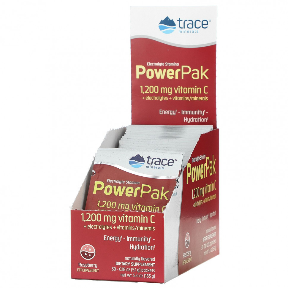 Trace Minerals , Electrolyte Stamina PowerPak, , 30   5,1  (0,18 )    , -, 