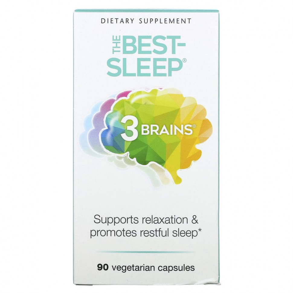 Natural Factors, 3 Brains, The Best-Sleep, 90      , -, 