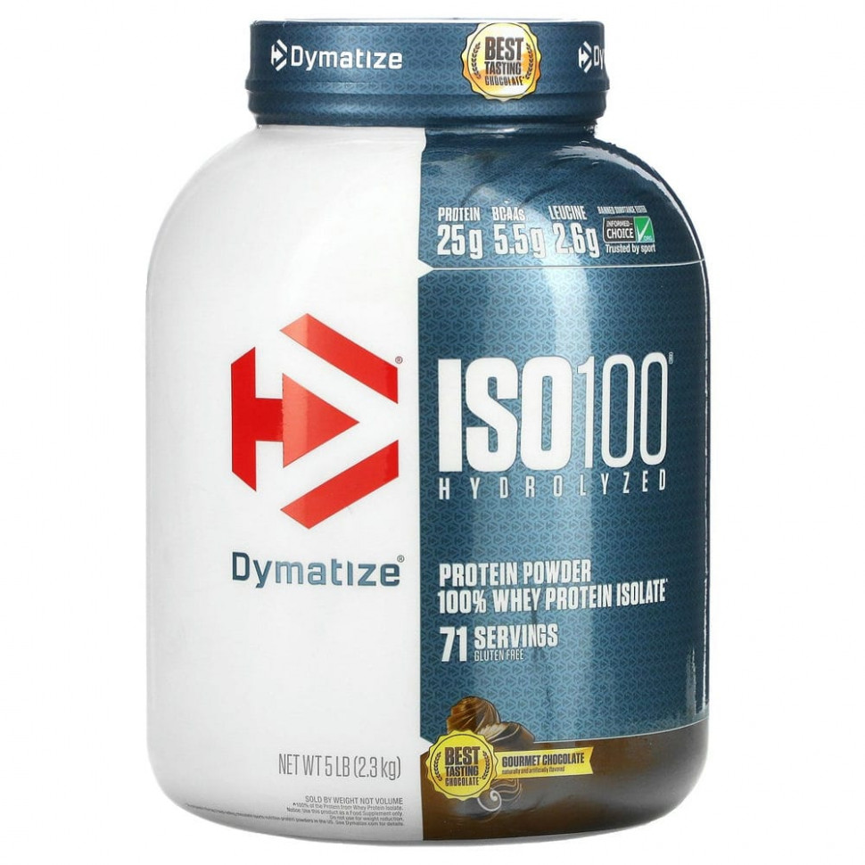 Dymatize Nutrition,  ISO 100 , 100% -   ,,  , 5  (2,3 )    , -, 