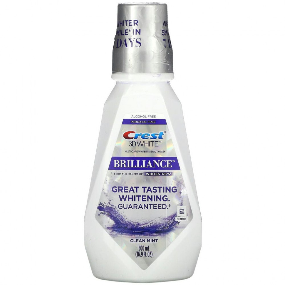 Crest, 3D White Brilliance,    ,  ,  , 500  (16,9  )    , -, 