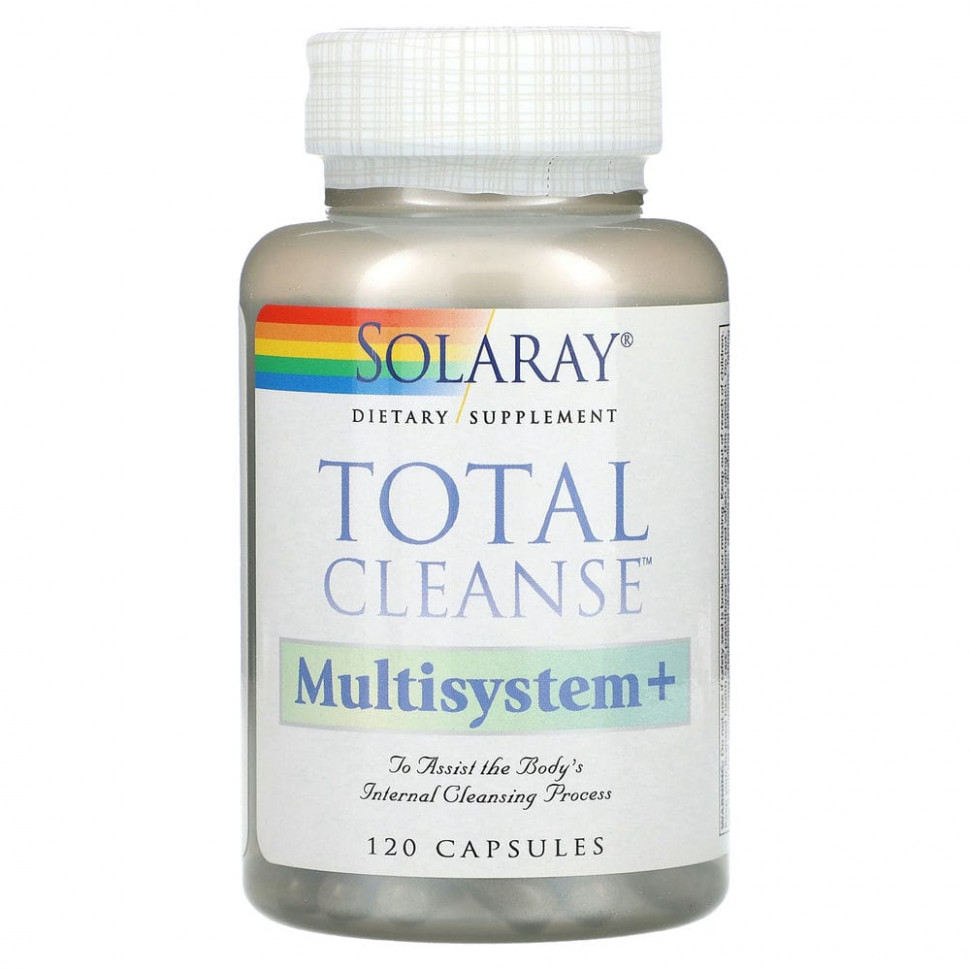 Solaray, Total Cleanse, Multisystem +, 120     , -, 