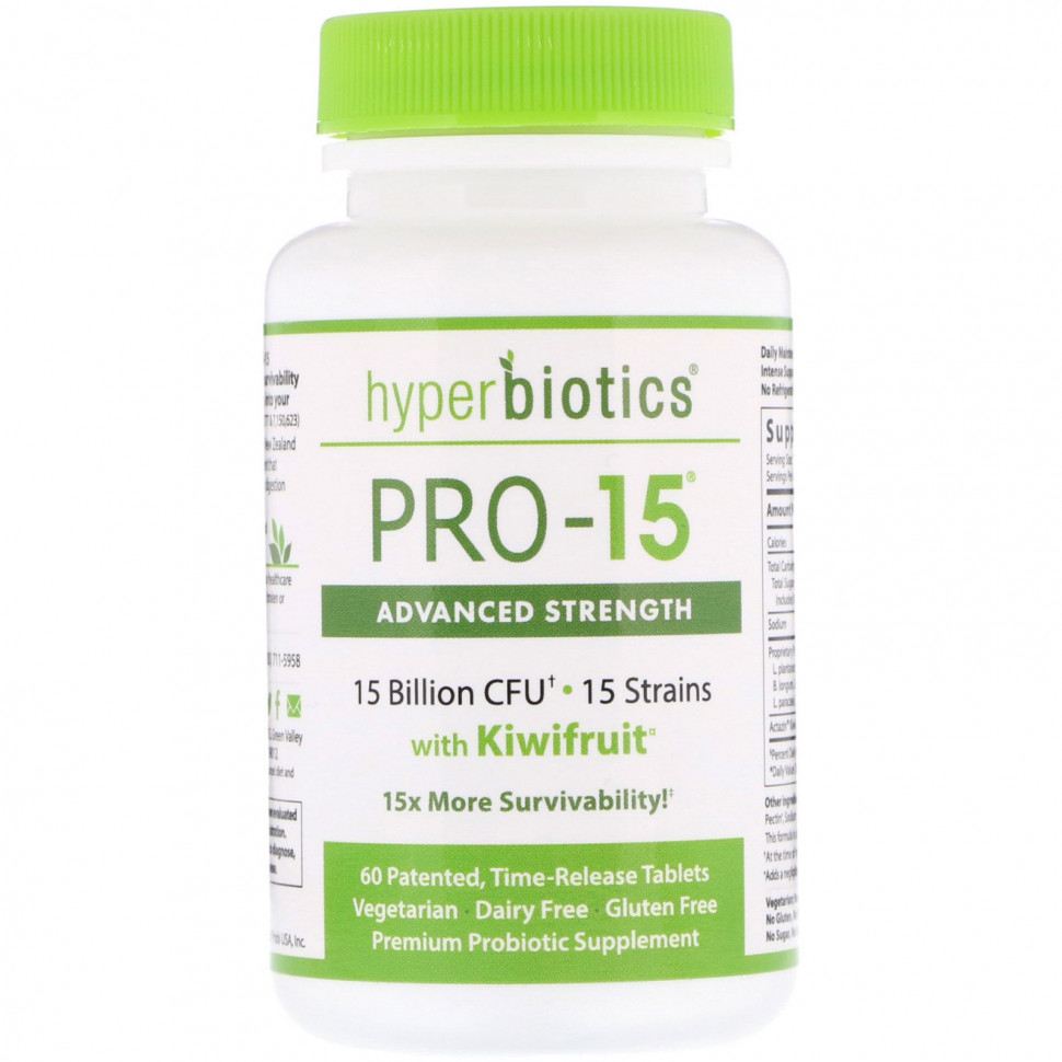 Hyperbiotics, PRO-15,      , 60          , -, 