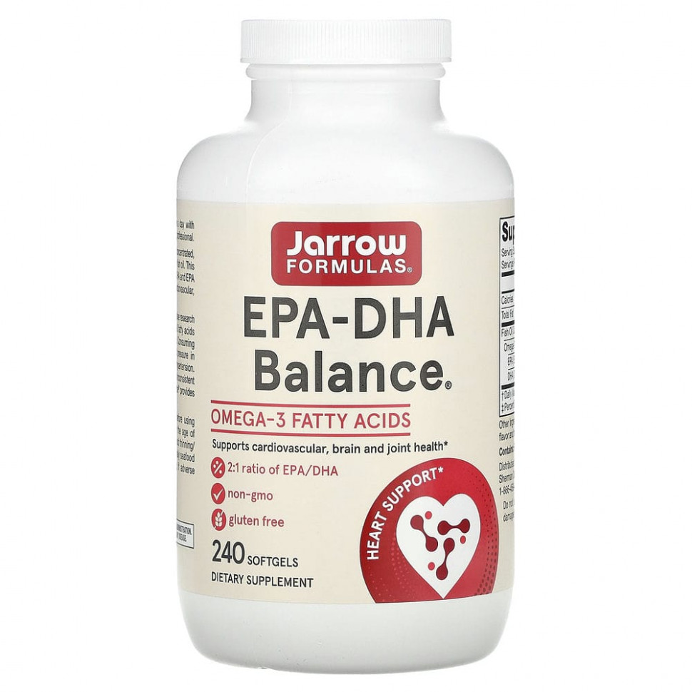 Jarrow Formulas, EPA-DHA Balance, 240      , -, 