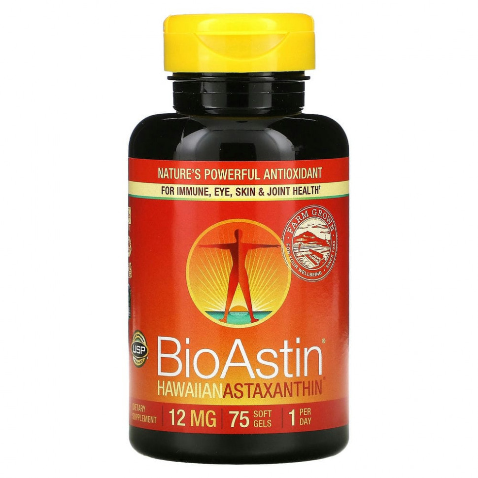 Nutrex Hawaii, BioAstin,  , 12 , 75      , -, 