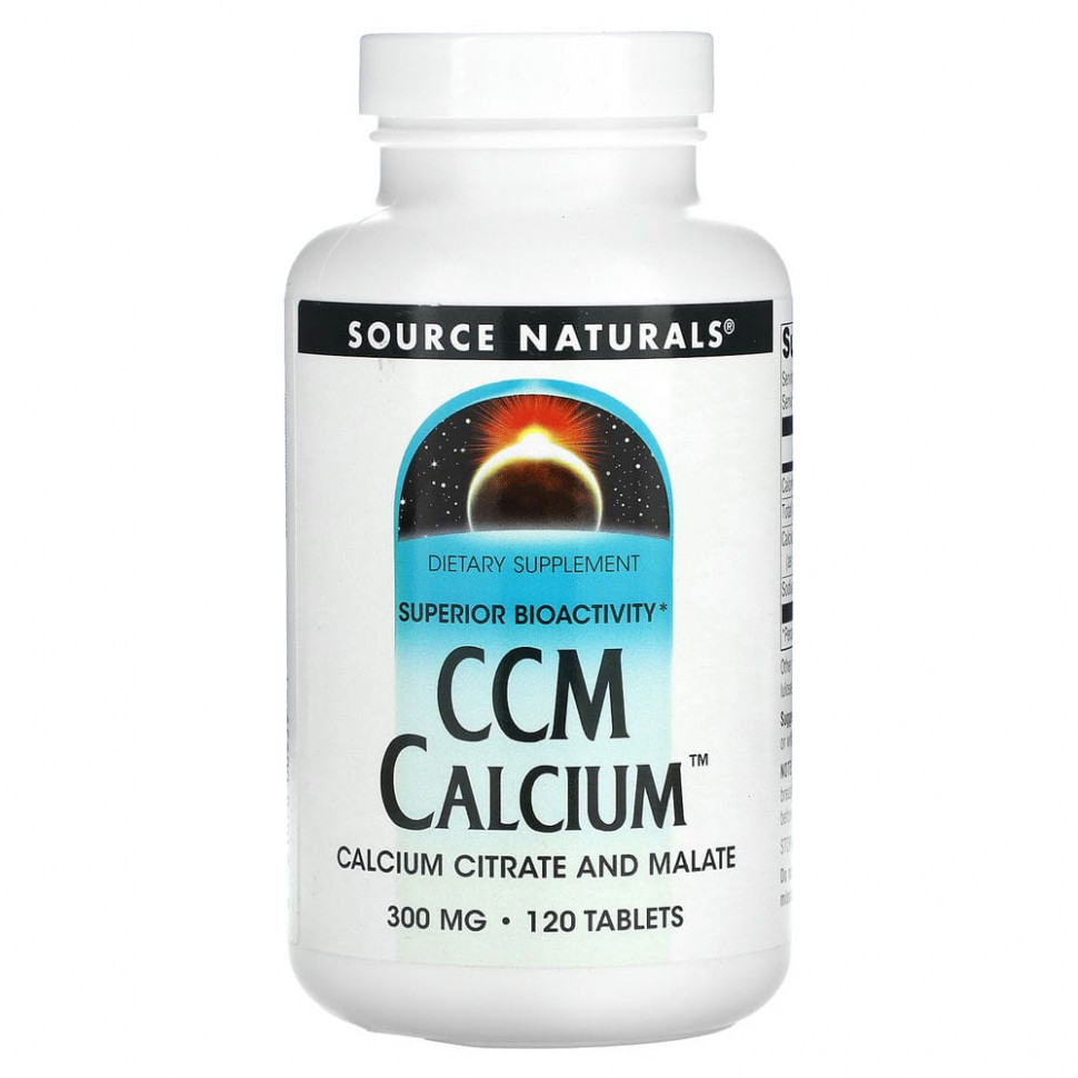 Source Naturals, CCM , 300 , 120     , -, 