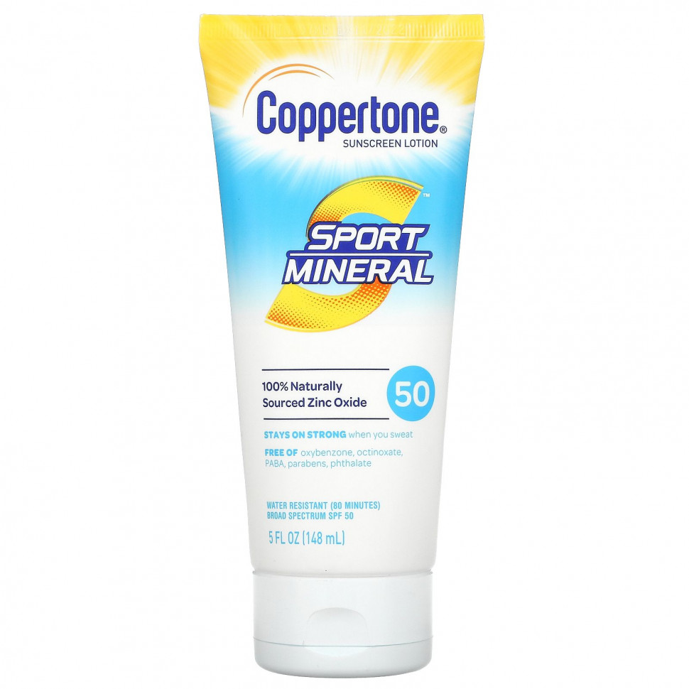 Coppertone, Sport Mineral,  , SPF 50, 5   (148 )    , -, 