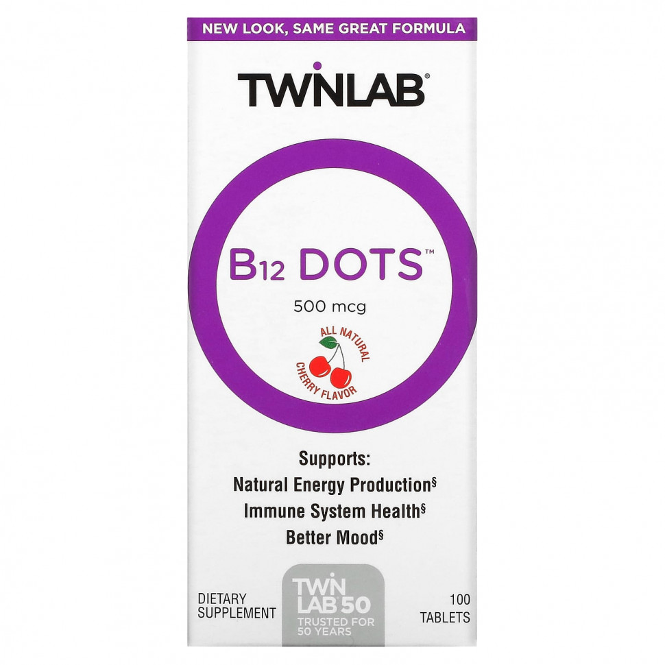 Twinlab, B12 Dots, , 500 , 100     , -, 