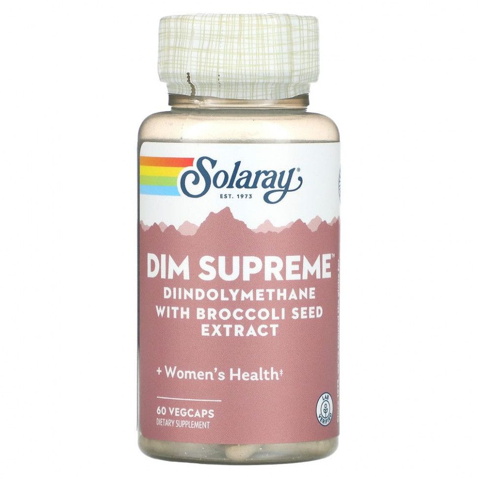 Solaray, DIM Supreme, , 60   VegCaps    , -, 