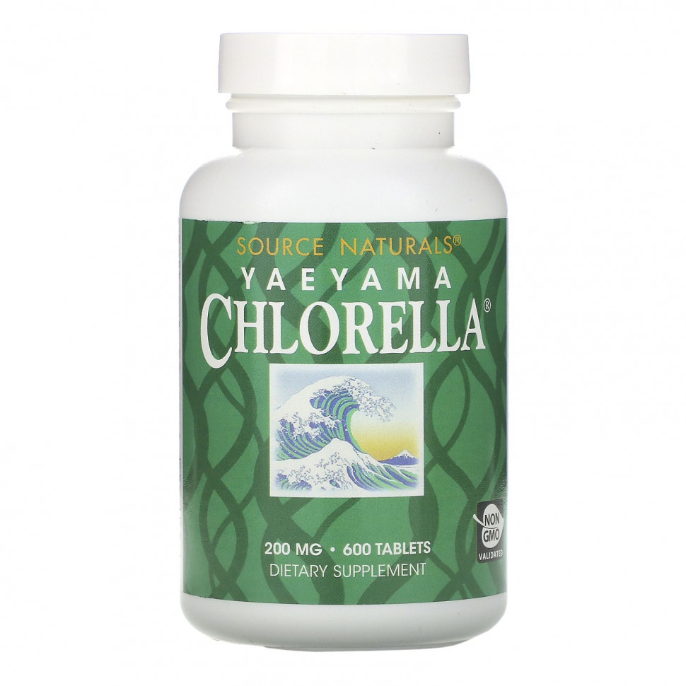 Source Naturals, Yaeyama Chlorella, 200 , 600     , -, 