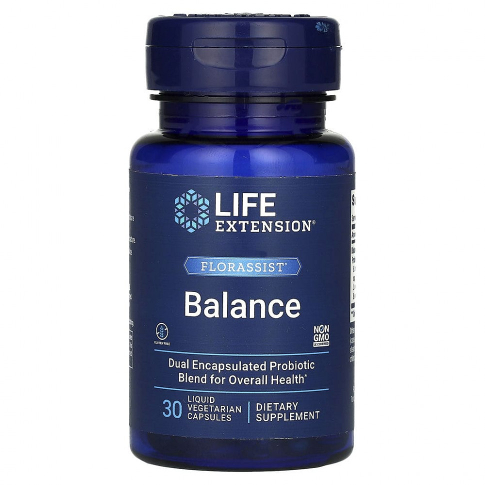 Life Extension, FLORASSIST Balance, 30       , -, 