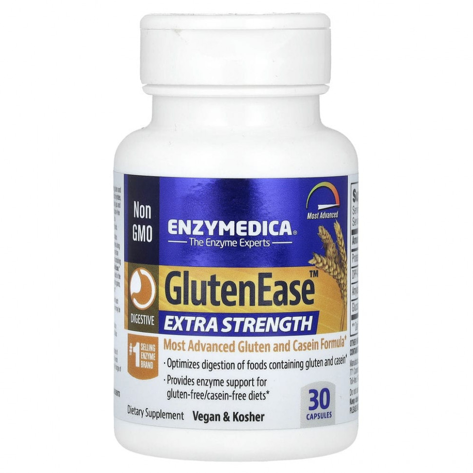 Enzymedica, GlutenEase,        , 30     , -, 