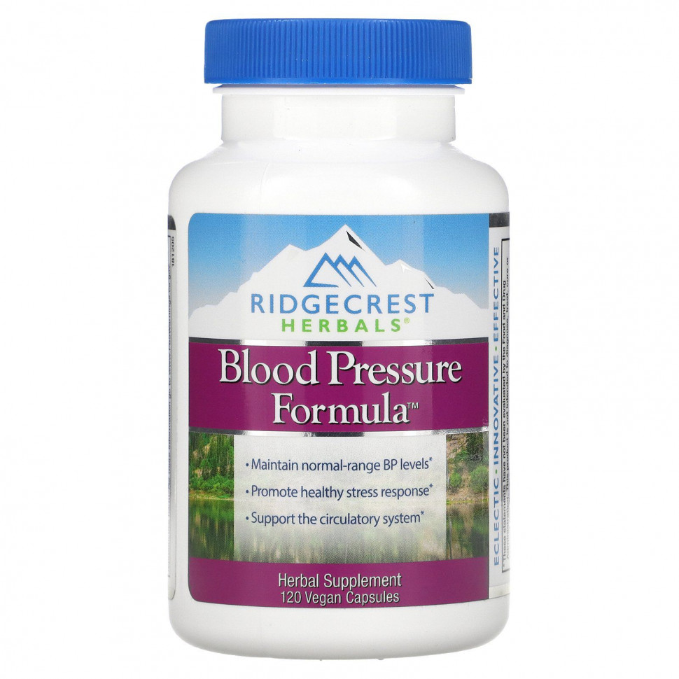  RidgeCrest Herbals, Blood Pressure Formula, 120    Iherb ()