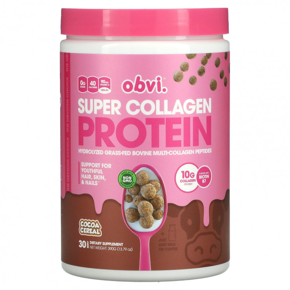 Obvi, Super Collagen Protein, -, 390  (13,79 )    , -, 