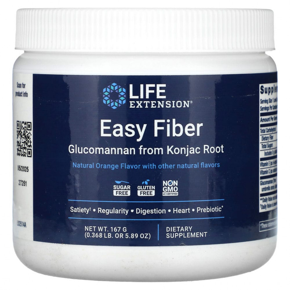 Life Extension, Easy Fiber,  , 167  (5,89 )    , -, 