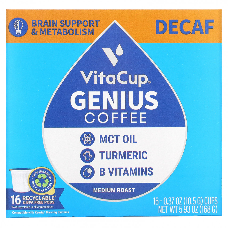 VitaCup, Genius Coffee,  ,  , 16   10,5  (0,37 )    , -, 