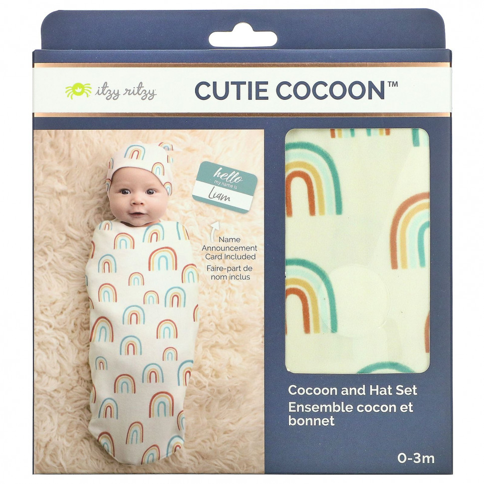  itzy ritzy, Cutie Cocoon,   ,    0  3 , Over The Rainbow, 2 .  Iherb ()