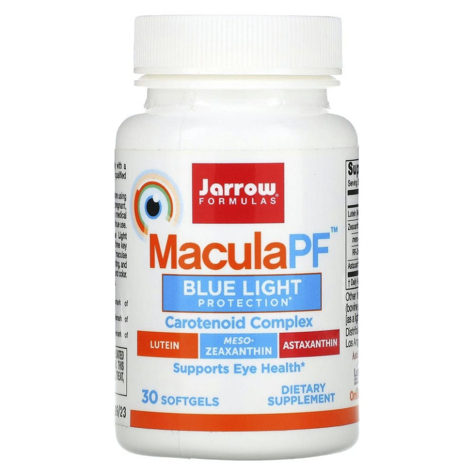 ���������� Jarrow Formulas, MaculaPF, ������ �� ������ �����, 30 ������ ����������� ������  Iherb (������)