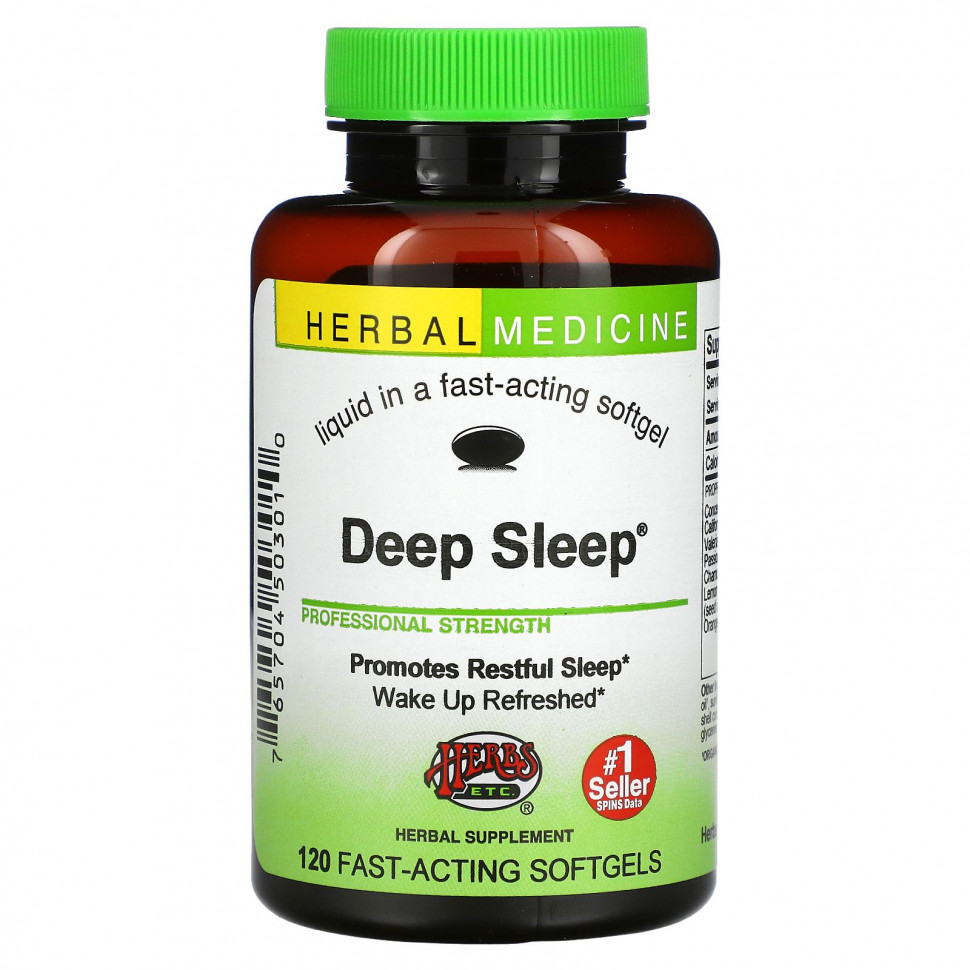 Herbs Etc., Deep Sleep, 120       , -, 