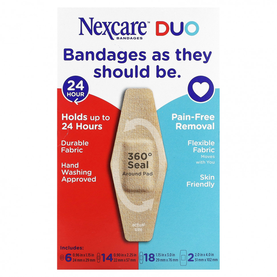 Nexcare, Duo Bandages, 40      , -, 