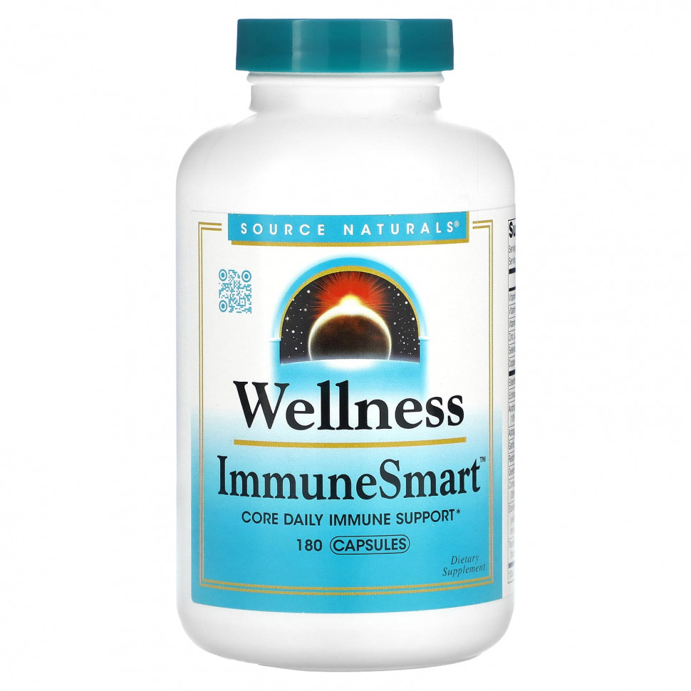 Source Naturals, Wellness, ImmuneSmart`` 180     , -, 