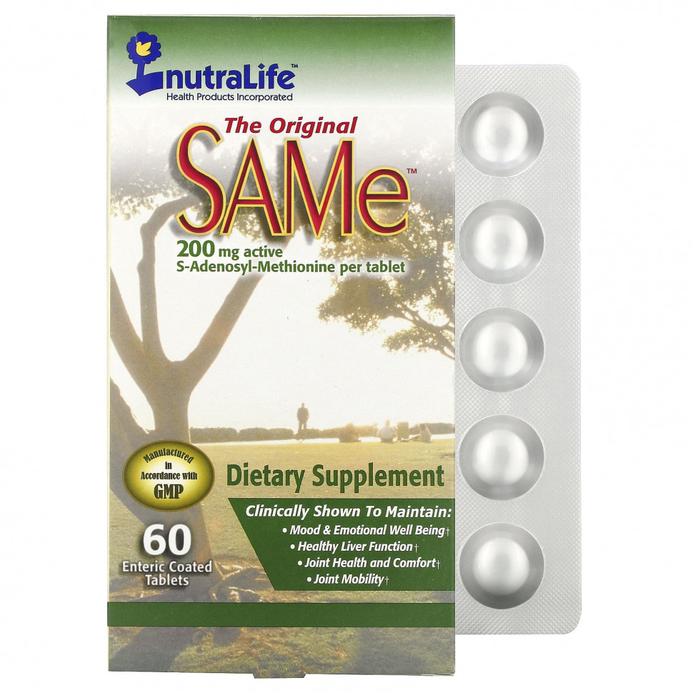 NutraLife, The Original SAMe (S-), 200 , 60 ,       , -, 