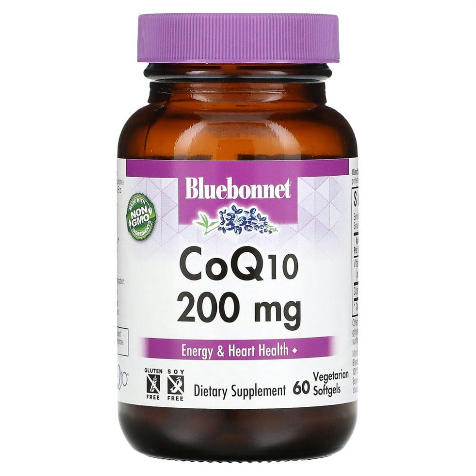 Bluebonnet Nutrition, CoQ10, 200 , 60      , -, 