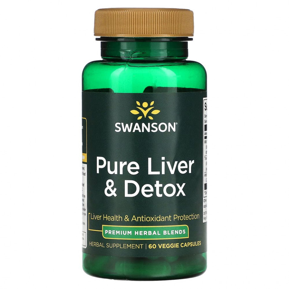 Swanson, Pure Liver & Detox, 60      , -, 