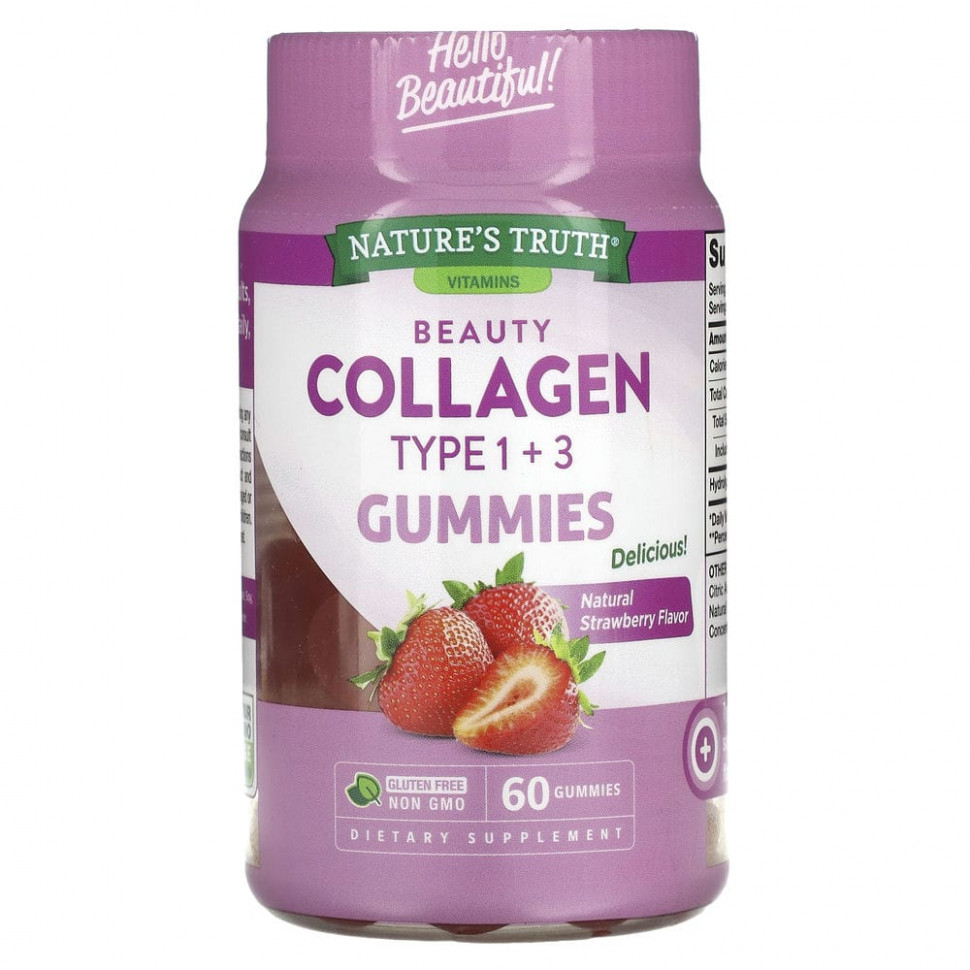 Nature's Truth, Beauty Collagen,    ,  1  3,  , 60      , -, 