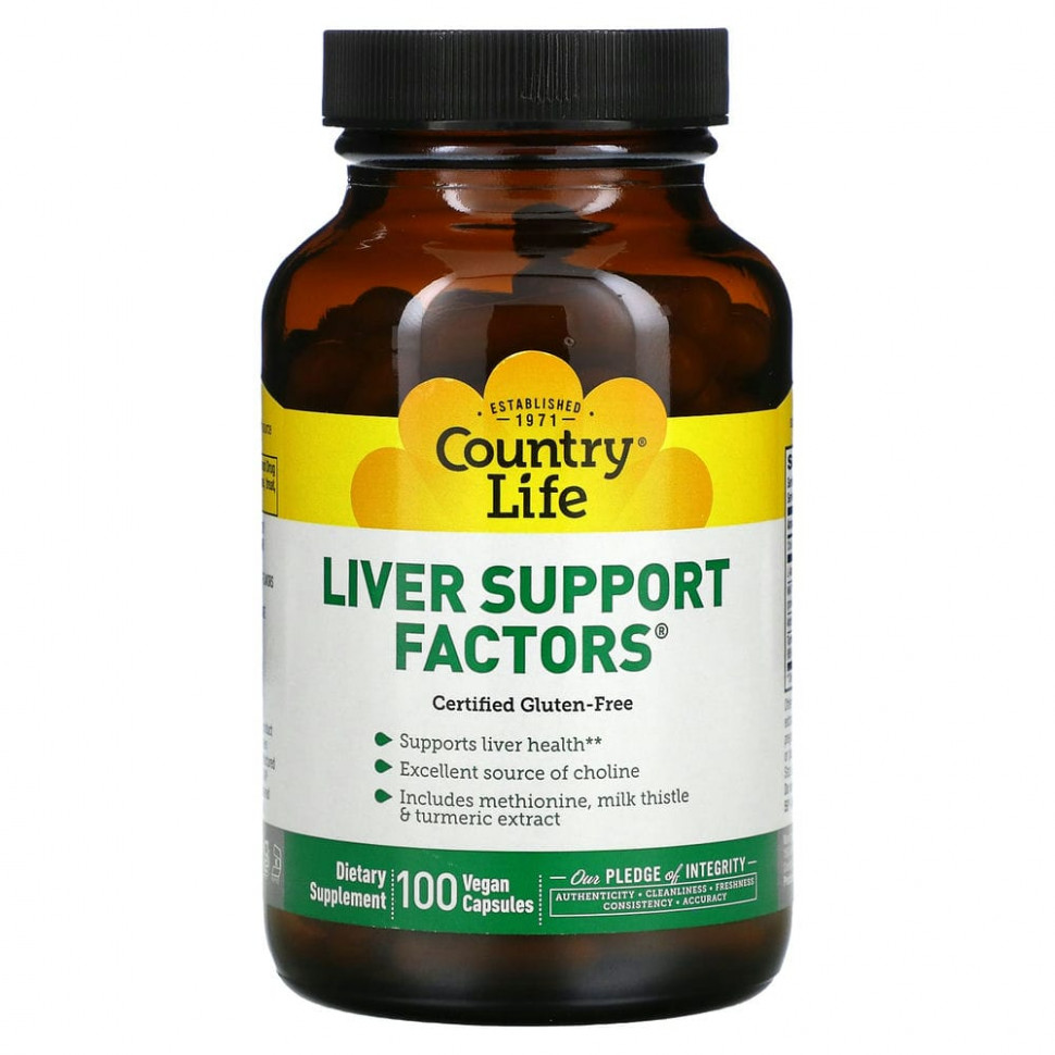 Country Life, Liver Support Factors, 100      , -, 