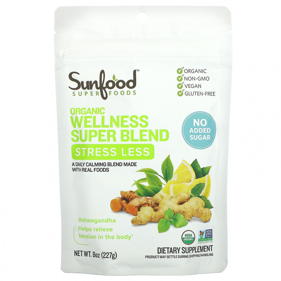 Sunfood, Organic Wellness Super Blend,   , 227  (8 )    , -, 