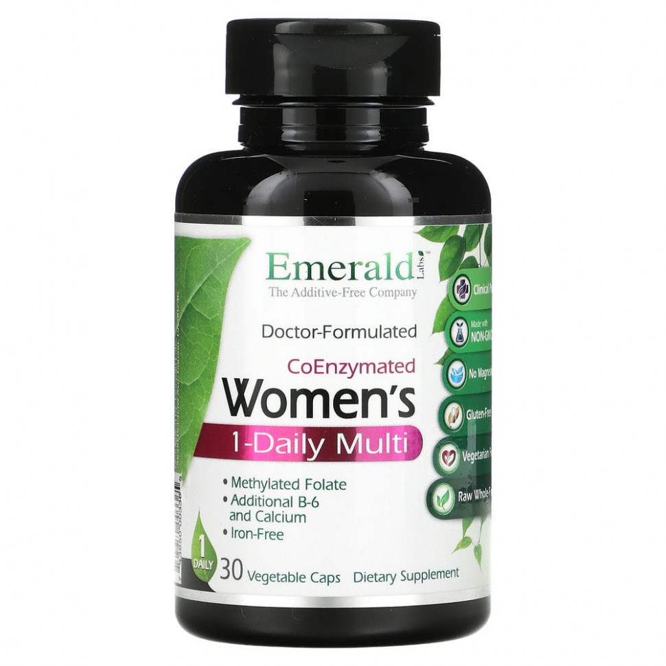 Emerald Laboratories, CoEnzymated Women's 1-Daily Multi, 30      , -, 