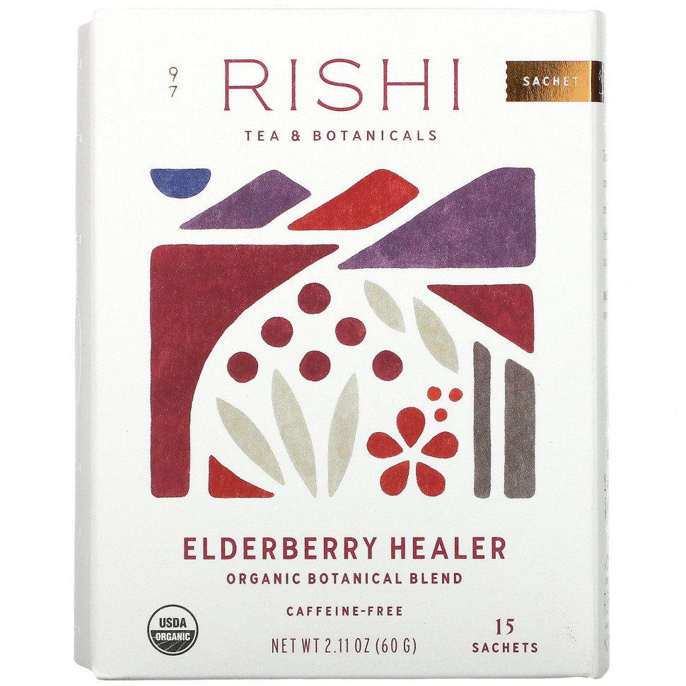 Rishi Tea, Elderberry Healer,  , 15 , 60  (2,11 )    , -, 