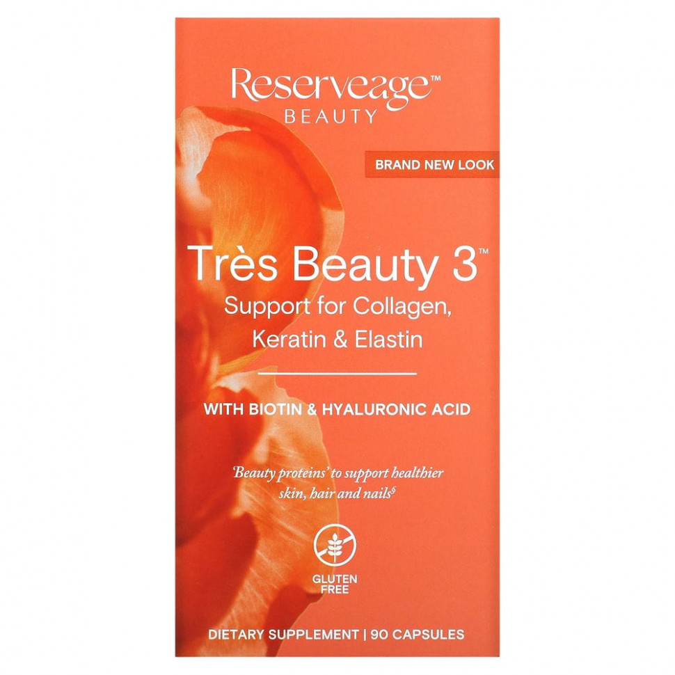 ReserveAge Nutrition, Tres Beauty 3, 90     , -, 