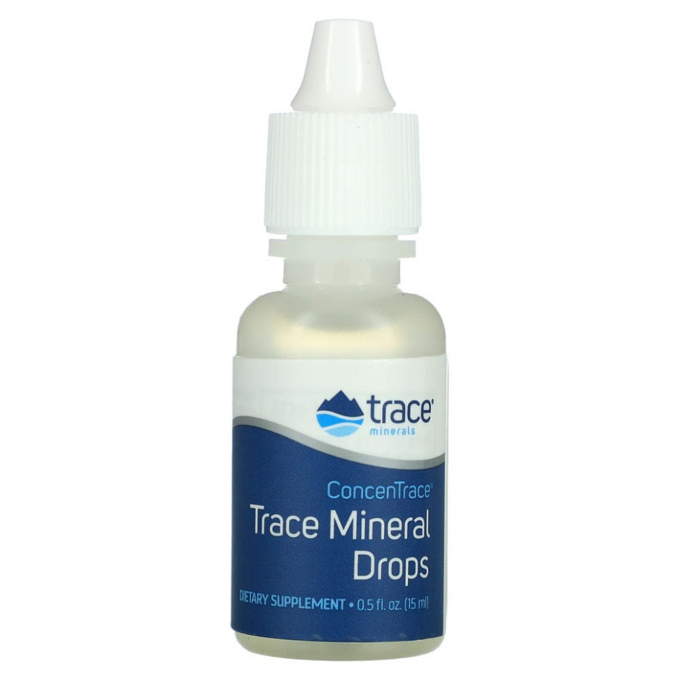 Trace Minerals , ConcenTrace Trace Mineral Drops, 0.5 fl oz (15 ml)    , -, 