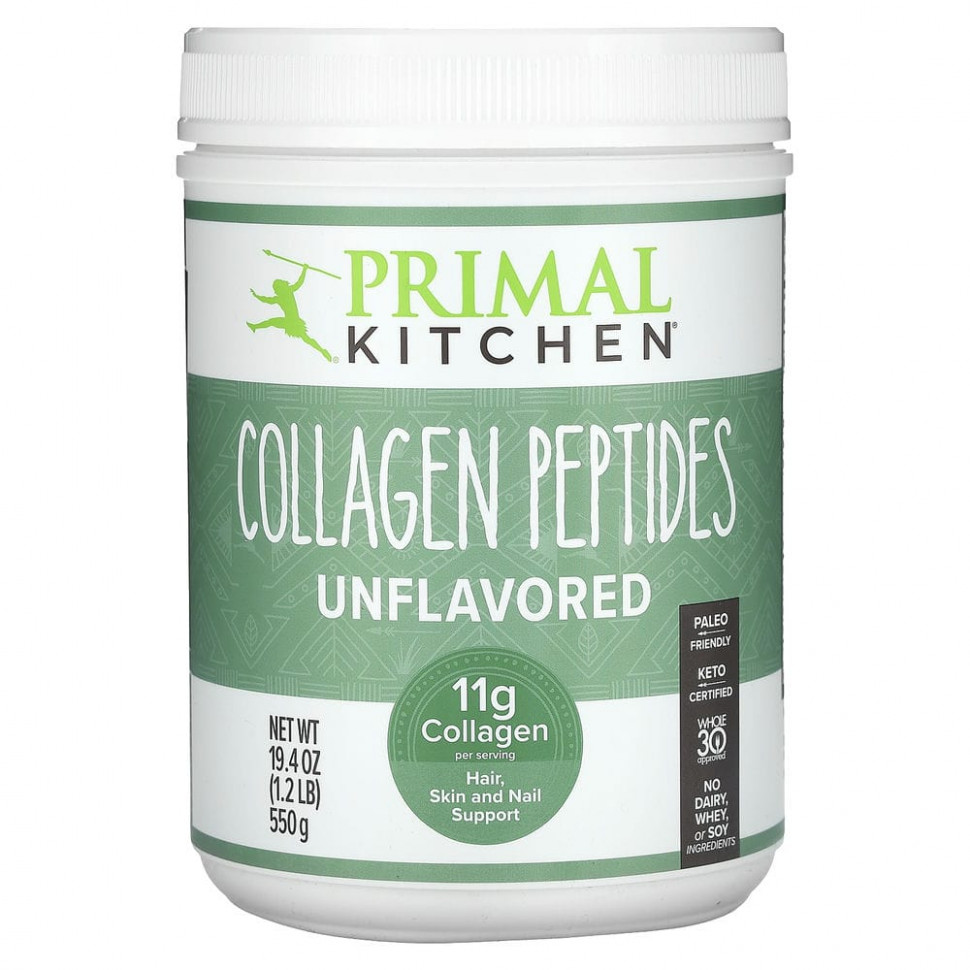 Primal Kitchen, Collagen Peptides, Unflavored , 1.2 lb (550 g)    , -, 