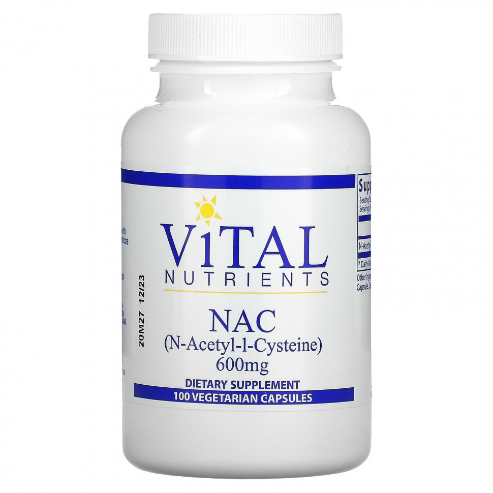 Vital Nutrients, N--L-, 600 , 100      , -, 