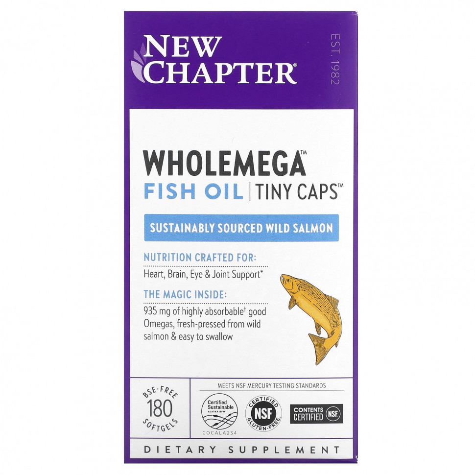  New Chapter,   Wholemega,  , 180   Iherb ()