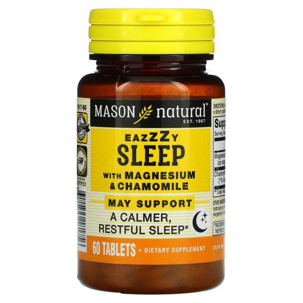  Mason Natural, Eazzzy Sleep    , 60   Iherb ()