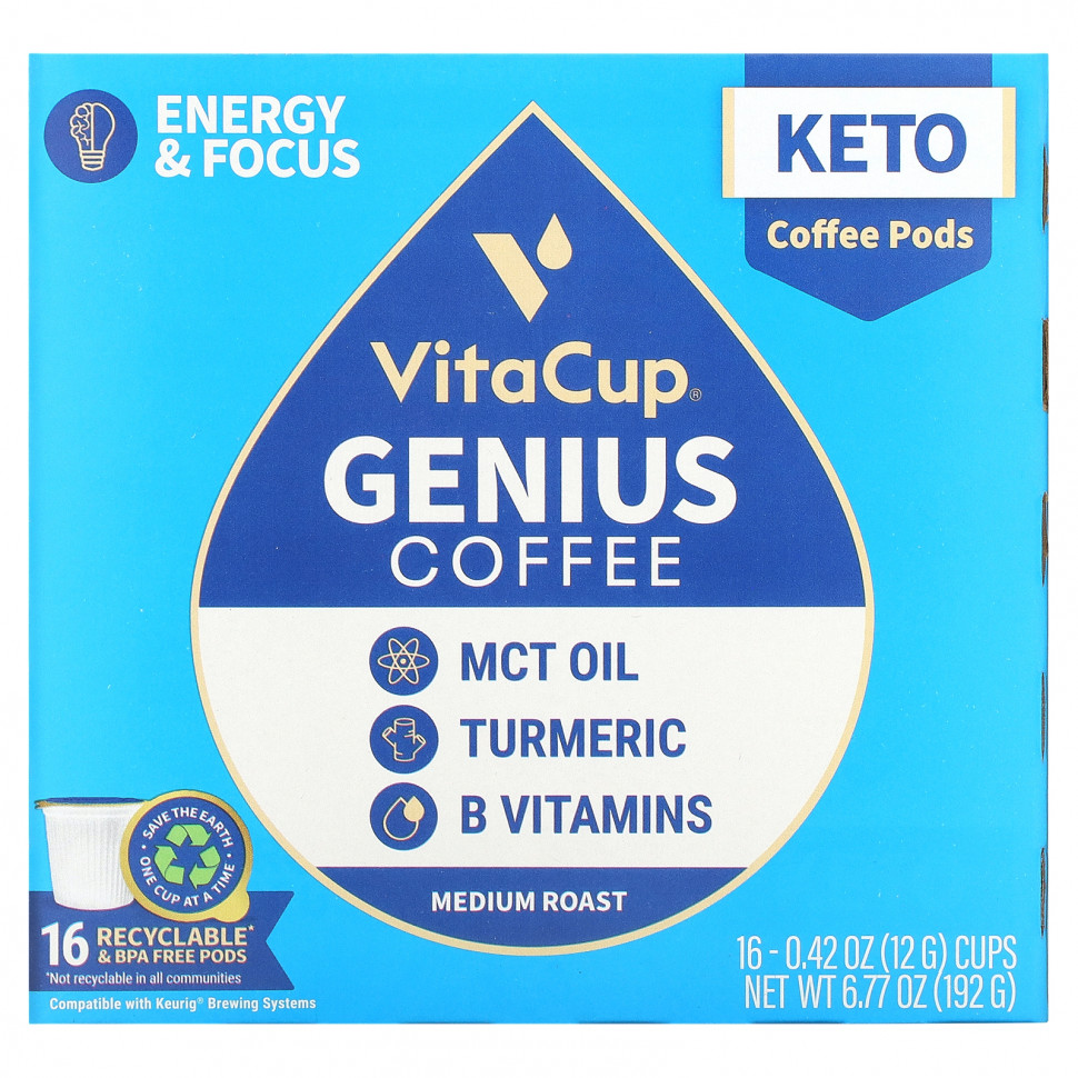 VitaCup, Genius Coffee,  , 16   12  (0,42 )    , -, 