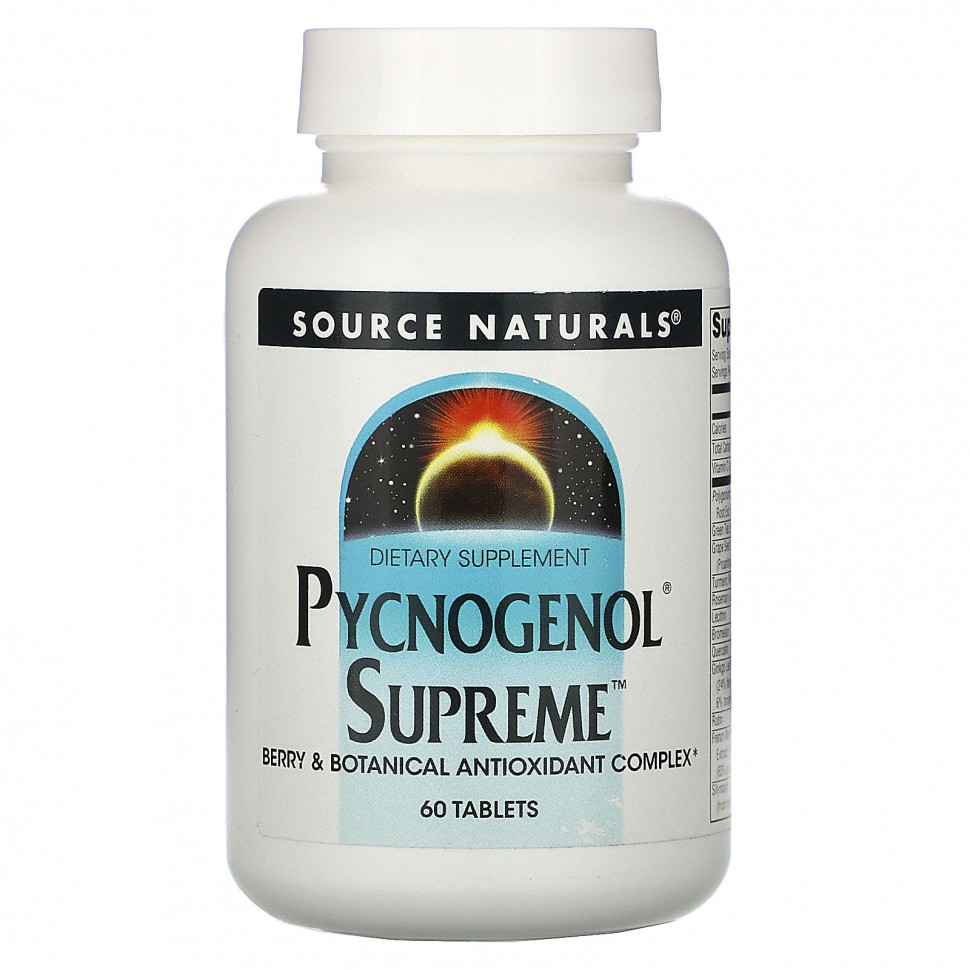 Source Naturals, Pycnogenol Supreme, 60     , -, 