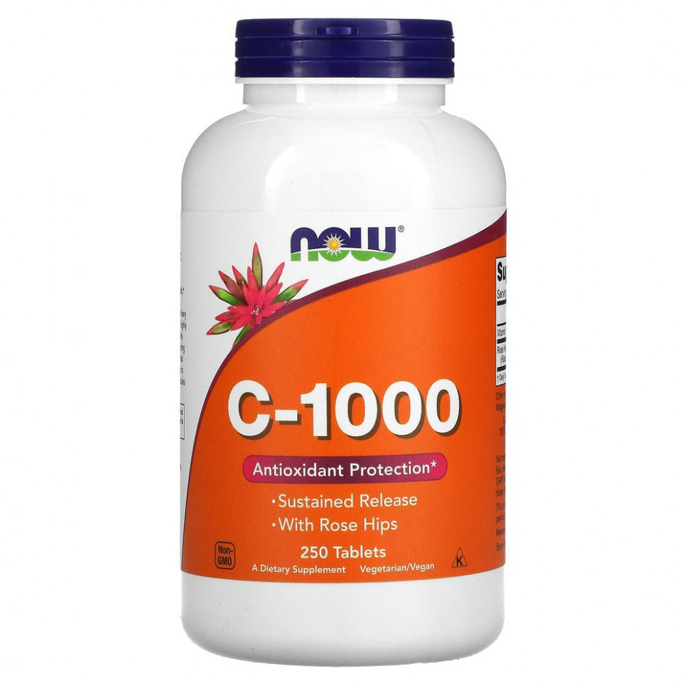 NOW Foods, C-1000, 250     , -, 