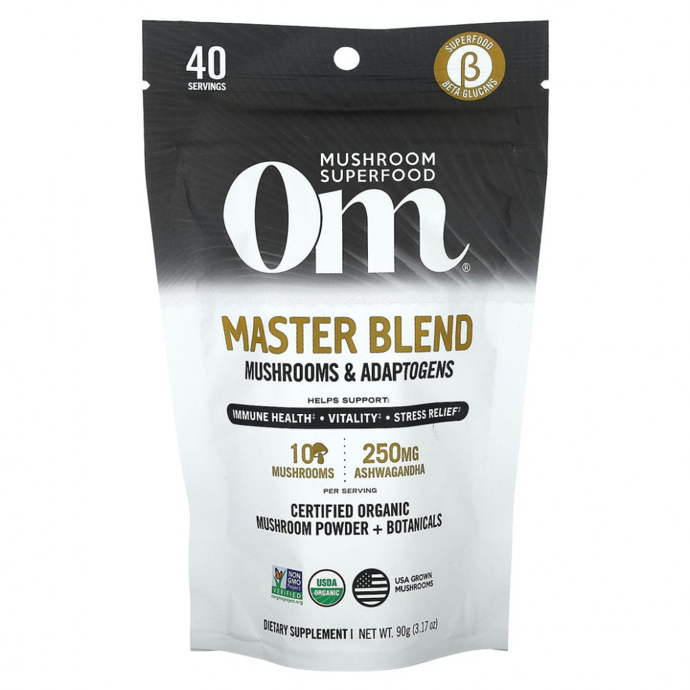 Om Mushrooms, Mushroom Master Blend,  , 90  (3,17 )    , -, 