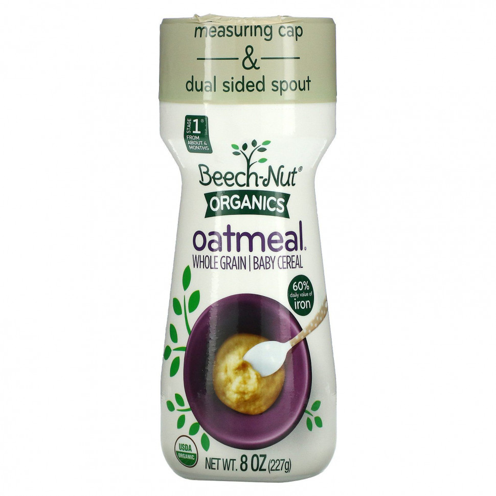  Beech-Nut, Organics Oatmeal,   ,  1, 227  (8 )  Iherb ()