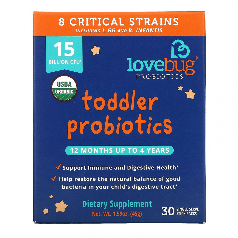 LoveBug Probiotics,       12   4 , 15  , 30        , -, 